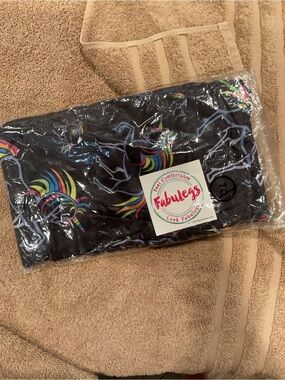 Fabulegs Black Unicorn Print Leggings